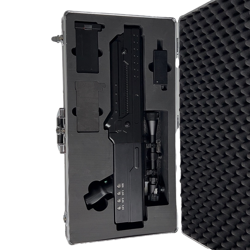  鱼台手持便携式枪型低空防御反制四通道B型